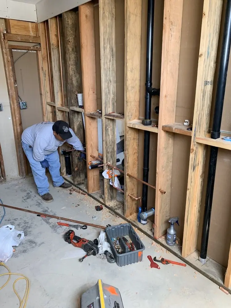 Commercial rough-in plumbing for Water Heater Replacement in South Lebanon